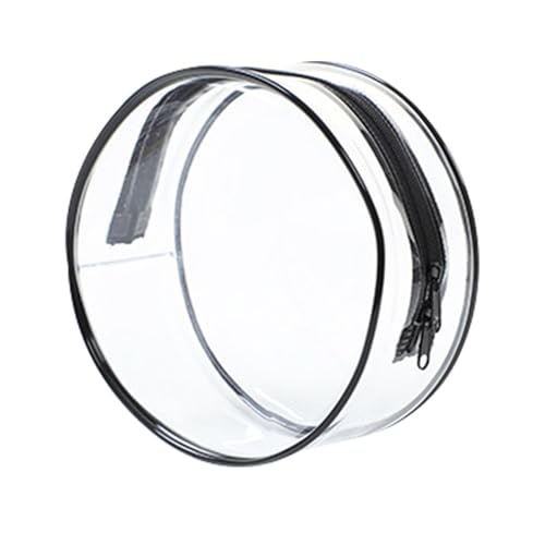 Häuser 15,5 cm Baby-Aufbewahrungstasche PVC, verdickt, hohe Transparenz, Babytasche, niedlich, Baby-Gehschutz, Hängetasche, transparent Bett Puppenbett (Black, 15cm) von Generisch