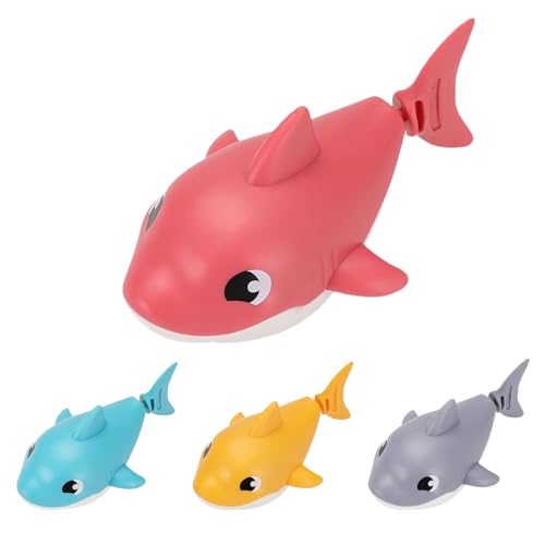 Hai Baby Badewannenspielzeug 4 X Badespielzeug Mit Aufziehmechanismus 11x6.5x6cm Fisch Badespielzeug Wasserspielzeug ABS Badewannenspielzeug Spritztiere Für Badewanne Schwimmbad Hai Baby Badewannenspielzeug 4 X Badespielzeug Mit Aufziehmechanismus 11x6.5x6cm Fisch Badespielzeug Wasserspielzeug ABS Badewannenspielzeug Spritztiere Für Badewanne Schwimmbad von Generisch
