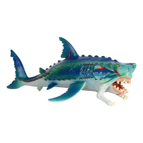 Hai Modell - Aufwendig Gestaltet Meerestiere Figuren | Mund öFfnen Hai Tiere-Figuren | Megalodonn Hai Statue Geeignet Für Fantasievolles Spielen Und Zum Entdecken Hai Modell - Aufwendig Gestaltet Meerestiere Figuren | Mund öFfnen Hai Tiere-Figuren | Megalodonn Hai Statue Geeignet Für Fantasievolles Spielen Und Zum Entdecken von Generisch