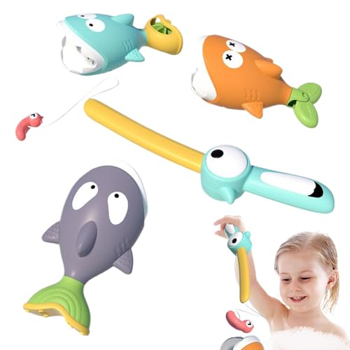 Hai -schwimmendes Wasserspielzeug, Magnetfischereispielzeug Set - Funny Kids Pool Spielzeug | Buntes feinmotorisches Lernspiel, Vorschulunterrichtsaktivitäten für , Mädchen Hai -schwimmendes Wasserspielzeug, Magnetfischereispielzeug Set - Funny Kids Pool Spielzeug | Buntes feinmotorisches Lernspiel, Vorschulunterrichtsaktivitäten für , Mädchen von Generisch