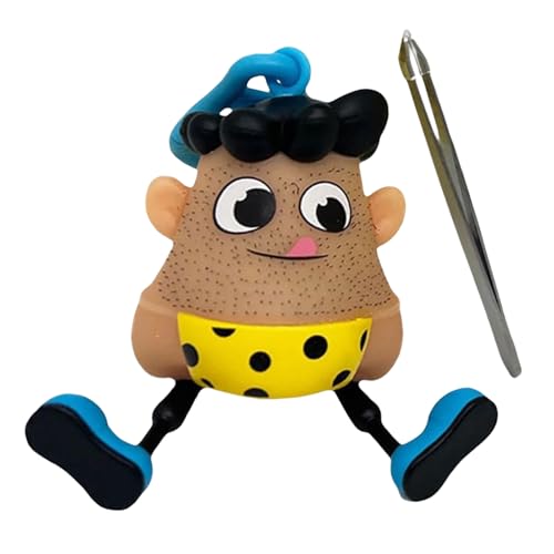 Hair Plucking Toys, Funny Skin Hair Pluckings Keychain, Security and Healthy Gag Novelty Toy for Halloween, April Fool’s Day, Christmas, Stress Reliefs Fun, 8.7x7.7x5.9 inches Hair Plucking Toys, Funny Skin Hair Pluckings Keychain, Security and Healthy Gag Novelty Toy for Halloween, April Fool’s Day, Christmas, Stress Reliefs Fun, 8.7x7.7x5.9 inches von Generisch