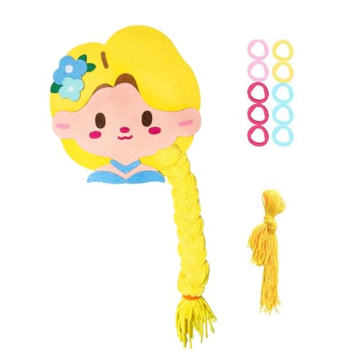 Hairstyle Craft Kit, Portable Teaching Materials Package, Kids Princess Craft, Braiding for Girls, Travel Activity, Hair Salon Art, Fun Kids Crafting Set for Hairstyling Hairstyle Craft Kit, Portable Teaching Materials Package, Kids Princess Craft, Braiding for Girls, Travel Activity, Hair Salon Art, Fun Kids Crafting Set for Hairstyling von Generisch
