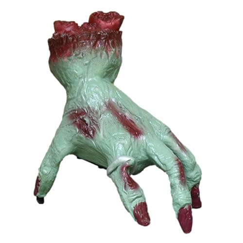Halloween Abgetrennte Hände- 19 Cm Wiederverwendbare Leichenteile Für Spuk | Bewegliche Handpropie | Automatische Crawl Scary Moving Hand | Realistische Aktivierte Leichenteile Für Bar, Ghost Festival von Generisch