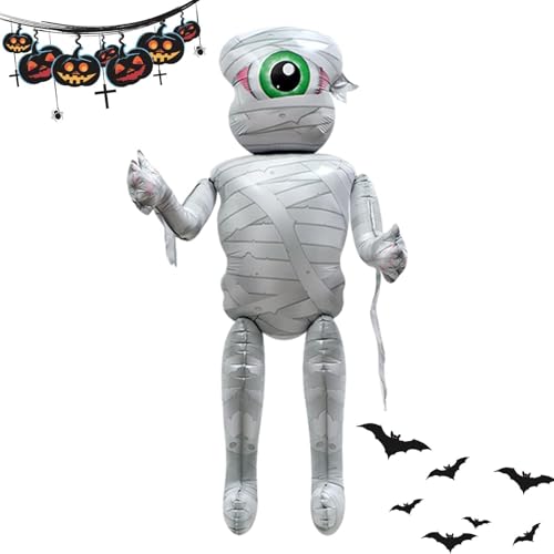 Halloween-Ballons-ationen | Einzigartiges und lebendiges Halloween-Totenkopf-Hundeballon-| Klare und farbenfrohe Geburtstagsparty-ationen für Halloween-Partyzubehör von Generisch