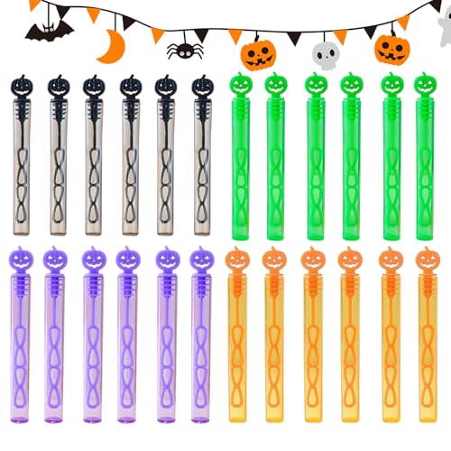 Halloween-Blasenstäbe für Kinder | 24 Stück Kinder Halloween-Blasen, Spielzeug und Geschenke für Partys für Klassenzimmer Outdoor Weihnachten Geburtstag Ostern von Generisch