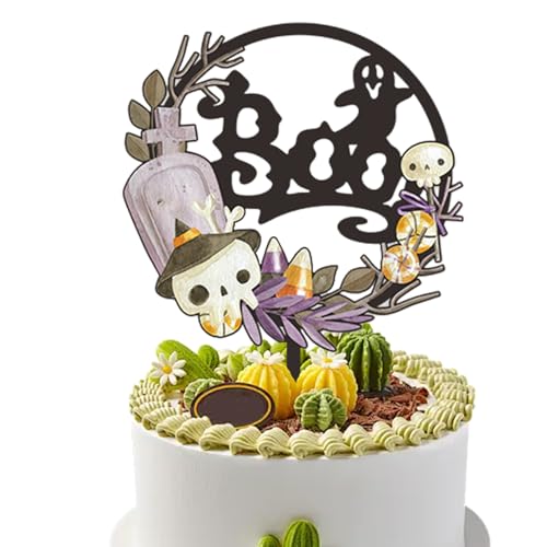 Halloween Cake Toper - Cake Topper Glitter Halloween | Tischdekorationskuchentopper | Party Cakes Dessert Dekoration Für Männer Und Frauen Gruselige Partys. Halloween Cake Toper - Cake Topper Glitter Halloween | Tischdekorationskuchentopper | Party Cakes Dessert Dekoration Für Männer Und Frauen Gruselige Partys. von Generisch