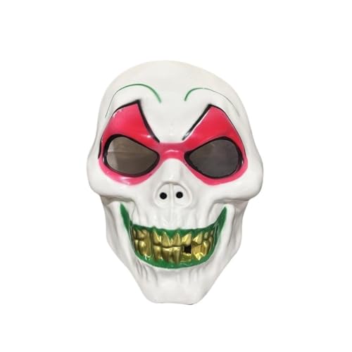Halloween Clown Maske, Karneval Lustige Horror Party Tanz Gold Zahn Smiley Maske, Geister Kopfrede von Generisch