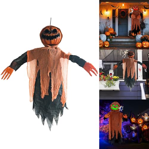 Halloween Dekoration mit Lustiges Orangefarbenes Kürbis-Anhänger-Design aus Stoff Party-Requisiten für Heimdekoration Garten Veranda Wohnzimmer Desktop-Ornamente Halloween-Party Decor Halloween Dekoration mit Lustiges Orangefarbenes Kürbis-Anhänger-Design aus Stoff Party-Requisiten für Heimdekoration Garten Veranda Wohnzimmer Desktop-Ornamente Halloween-Party Decor von Generisch