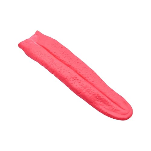 Halloween Fake Zunge - Lange Gummizunge | Schreckliche Trick Requisiten | Halloween Kostüm Cosplay Party Zubehör | 2 Stück Gruselige Gefälschte Lange Halloween Prop Gummi Zunge | Halloween Kostüm von Generisch
