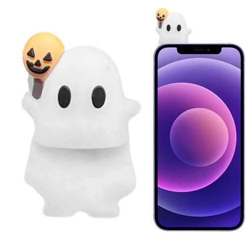 Halloween Figuren - Mini Telefon Spielfigur - Neuheit Spielzeug Klebefigur für Haus Innen Außen Deko Tisch Kreativ Anzeige von Generisch