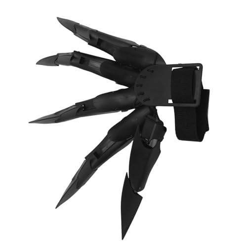 Halloween Fingerverlängerungen - Gelenkige Kostümkrallen | Gruseliges Skelett Handspielzeug, 3D Flexible Fingerpuppen Schrecken Requisiten Cosplay Fingerabdeckungen Gruseliges Kostüm Zubehör für Party von Generisch