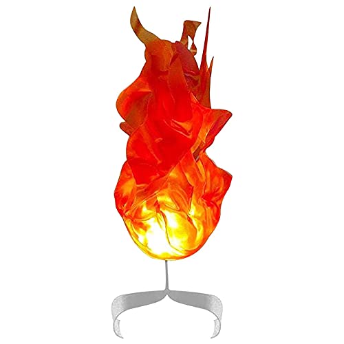 Halloween Floating Flame Fireball Prop - Leuchtende Schwebe Kugel für Gruselpartys, Horror Dekor & Cosplay Accessoires (C) von Generisch