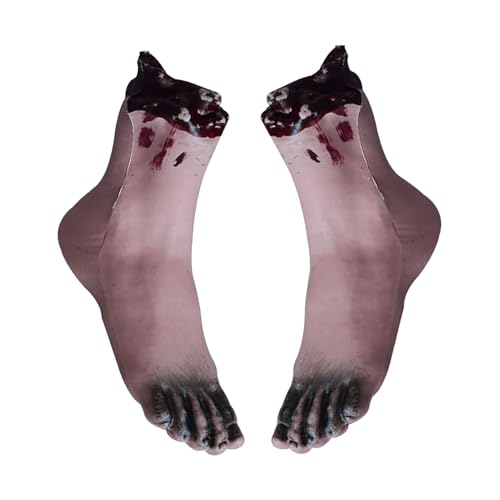 Halloween Foot - Halloween -Körperteile | Haunted House Accessoires mit beängstigendem Design | Falsch Fuß für Tische, Schränke, Betten, Wände und Türen von Generisch