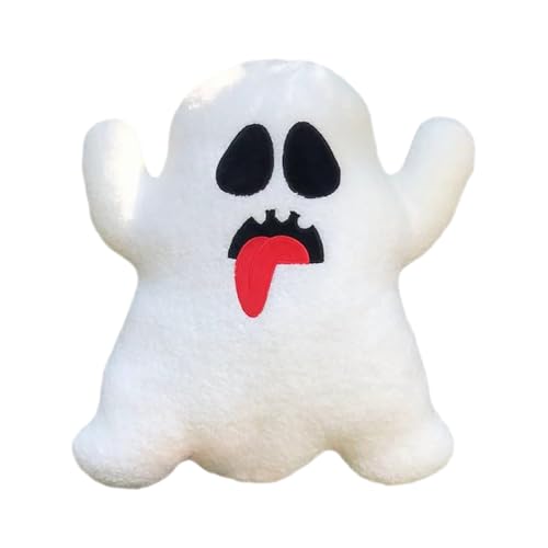 Halloween Geister Weiß,Ghost doll,Weiße Halloween Geisterplüschtier, 20cm Geister Kuscheltier, Plüschtierfür Kinder, Plüschtier Halloween Deko, Gefülltes Kuscheltier (a) von Generisch