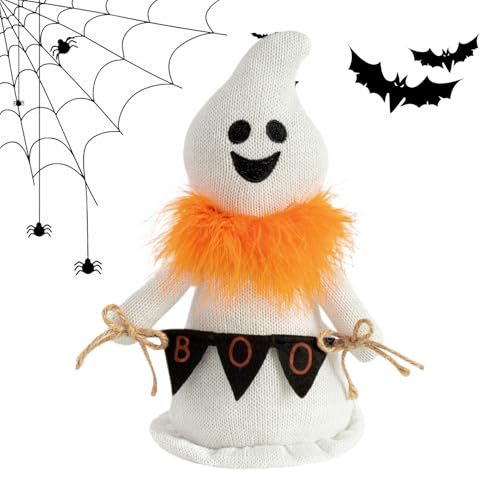Halloween-Geisterfiguren, Geisterdekoration, weiche Puppe mit Schal, Halloween-Dekorationen, Tischdekoration, Foto-Requisiten, Gothic-Dekoration für Küche, Wohnzimmer, Wohnung, Geschäft, Auto von Generisch