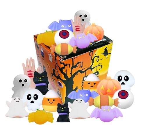 Halloween-Glück in Ihren Händen Squishy Toy für stressfreies Spielen (Yellow, 9.5cm) von Generisch