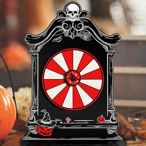 Halloween Glücksrad,Glücksrad Brettspiel - Interaktiver Blickfang Für Tischdekoration Bei Familienfeiern Karnevalsfesten Aktivitäten Schulveranstaltungen Halloween Glücksrad,Glücksrad Brettspiel - Interaktiver Blickfang Für Tischdekoration Bei Familienfeiern Karnevalsfesten Aktivitäten Schulveranstaltungen von Generisch