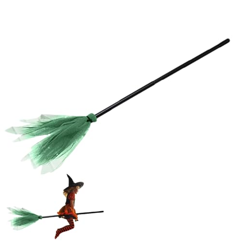 Halloween Hexenbesen - Plastik Kinder Rollenspiele Besen Stick | Witch Decor Cosplay Flying BR0OM | Halloween Party Maskerade Kostümzubehör Halloween Hexenbesen - Plastik Kinder Rollenspiele Besen Stick | Witch Decor Cosplay Flying BR0OM | Halloween Party Maskerade Kostümzubehör von Generisch