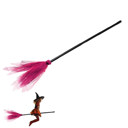 Halloween Hexenbesen - Plastik Kinder Rollenspiele Besen Stick | Witch Decor Cosplay Flying BR0OM | Halloween Party Maskerade Kostümzubehör Halloween Hexenbesen - Plastik Kinder Rollenspiele Besen Stick | Witch Decor Cosplay Flying BR0OM | Halloween Party Maskerade Kostümzubehör von Generisch
