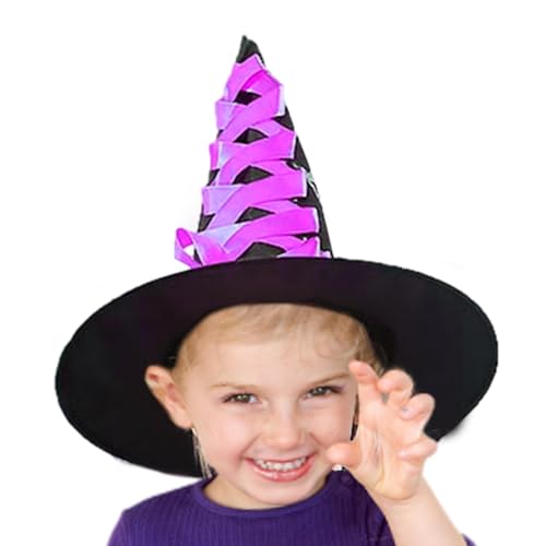 Halloween Hexenhut für Mädchen | Hexenhut Besenstiel für Kinderkostüm | Hexenzubehör für Kinder von 3 bis 12 Jahren für Halloween, Kostümparty, Mottoparty, Rollenspiel! Halloween Hexenhut für Mädchen | Hexenhut Besenstiel für Kinderkostüm | Hexenzubehör für Kinder von 3 bis 12 Jahren für Halloween, Kostümparty, Mottoparty, Rollenspiel! von Generisch