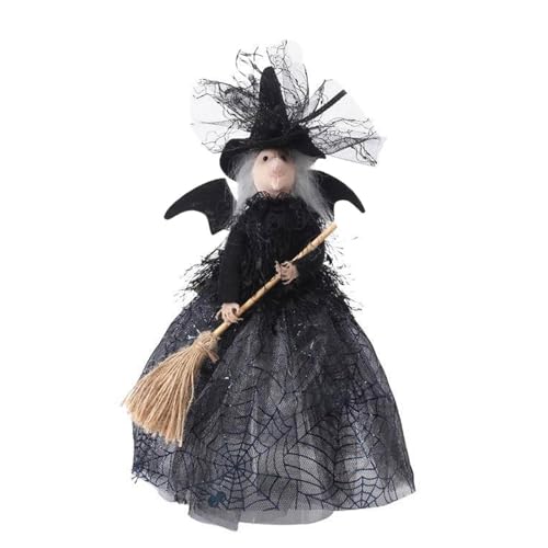 Halloween Hexenpuppe, Hexenpuppe ,Dekorative Baumspitze-Puppe | Hexen-Ornament, Heimdekoration für den Schreibtisch, Spukhaus, Tischplatte, Esstisch Halloween Hexenpuppe, Hexenpuppe ,Dekorative Baumspitze-Puppe | Hexen-Ornament, Heimdekoration für den Schreibtisch, Spukhaus, Tischplatte, Esstisch von Generisch