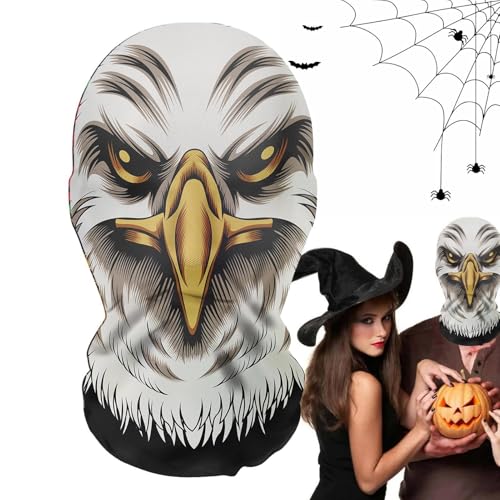 Halloween-Horror-Maske, Horror-Maske für ein Halloween-Kostüm, gruselige, realistische, atmungsaktive Netzmaske für Cosplay, Halloween Halloween-Horror-Maske, Horror-Maske für ein Halloween-Kostüm, gruselige, realistische, atmungsaktive Netzmaske für Cosplay, Halloween von Generisch