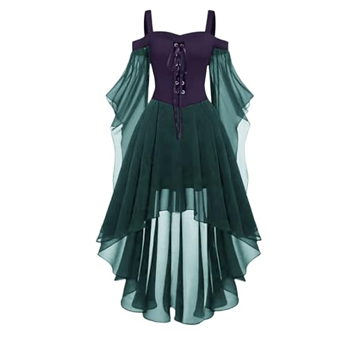 Halloween Kostüm Damen Geister Geisterbraut Königin Kostüm Königin Umhang Abendkleid mit Kapuze, Horror Lange Vampir Kleid Hexen Schwarze Robe Fasching Karneval Kostüm für Halloween Halloween Kostüm Damen Geister Geisterbraut Königin Kostüm Königin Umhang Abendkleid mit Kapuze, Horror Lange Vampir Kleid Hexen Schwarze Robe Fasching Karneval Kostüm für Halloween von Generisch