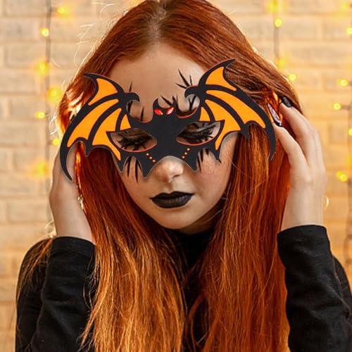 Halloween Kostüm Lustiges Spielzubehör für drinnen und draußen. Für Kinder ab 8 Jahren. Kunststoffdesign mit einzigartigem Aussehen. Masken Set Halloween (B, One Size) von Generisch