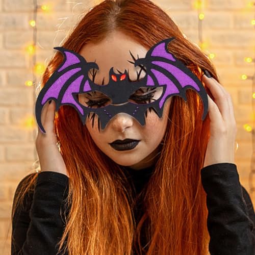 Halloween Kostüm Lustiges Spielzubehör für drinnen und draußen. Für Kinder ab 8 Jahren. Kunststoffdesign mit einzigartigem Aussehen. Masken Set Halloween (C, One Size) von Generisch