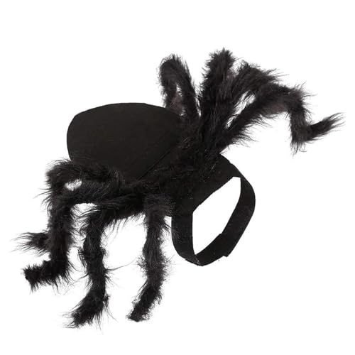 Halloween -Kostüm | Verstellbare Spinnen Halloween Pet Neck Kee | Spinnenkatze Kostüm | Simulations -Outfits Für Cosplay -Partys, Ideale Haustiervorräte Für -Feierlichkeiten, Welpen, Kätzche von Generisch
