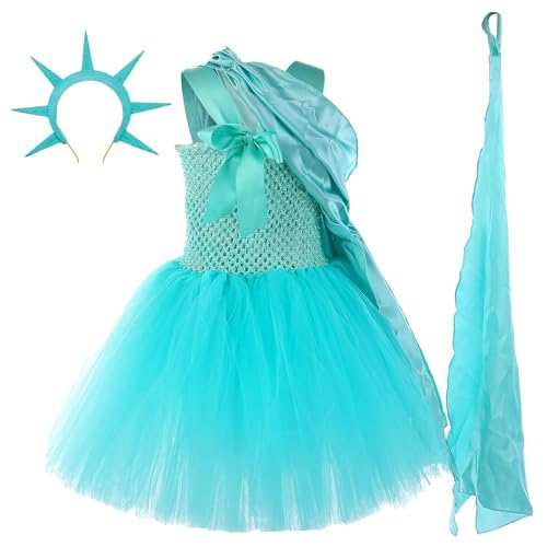 Halloween Kostüme Kleid für Mädchen | Cosplay -Kostüm für Independence Day Cosplay mit Stirnband - Mikrofaserfutter -Cosplay -Kleid für Partys, Bühnenshows, Cosplay, Halloween und Fotografie Halloween Kostüme Kleid für Mädchen | Cosplay -Kostüm für Independence Day Cosplay mit Stirnband - Mikrofaserfutter -Cosplay -Kleid für Partys, Bühnenshows, Cosplay, Halloween und Fotografie von Generisch
