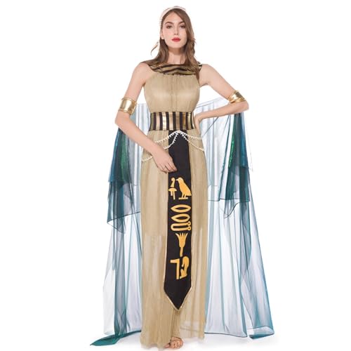 Halloween -Kostüme für Frauen | Ägyptische Königin Kostüm | Halloween Erwachsener Kostüm | Cleopatra -Kostüm für Partys und Veranstaltungen, Kostümkleid, Weltbuchtag, Halloween, Cosplay -Events Halloween -Kostüme für Frauen | Ägyptische Königin Kostüm | Halloween Erwachsener Kostüm | Cleopatra -Kostüm für Partys und Veranstaltungen, Kostümkleid, Weltbuchtag, Halloween, Cosplay -Events von Generisch