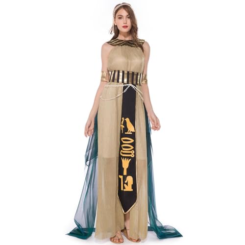 Halloween -Kostüme für Frauen | Ägyptische Königin Kostüm | Halloween Erwachsener Kostüm | Cleopatra -Kostüm für Partys und Veranstaltungen, Kostümkleid, Weltbuchtag, Halloween, Cosplay -Events Halloween -Kostüme für Frauen | Ägyptische Königin Kostüm | Halloween Erwachsener Kostüm | Cleopatra -Kostüm für Partys und Veranstaltungen, Kostümkleid, Weltbuchtag, Halloween, Cosplay -Events von Generisch