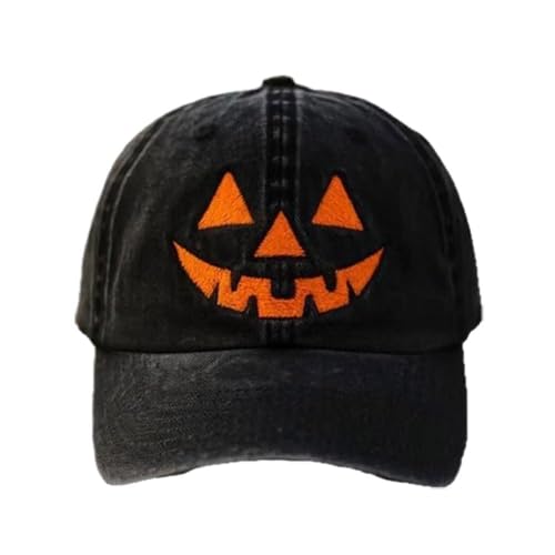 Halloween-Kürbis-Hut, personalisierbar, bestickt, für Herren, Zubehör für Damen, Cosplay, Festival Halloween-Kürbis-Hut, personalisierbar, bestickt, für Herren, Zubehör für Damen, Cosplay, Festival von Generisch