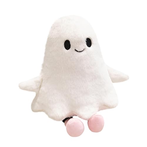 Halloween Kuscheltier Gespenster 30cm Halloween Kissen Geist Weißer Plüsch Halloweens Plüschtier Karikatur Puppen Halloweens Figure Geisterstofftier Geisterkissen von Generisch