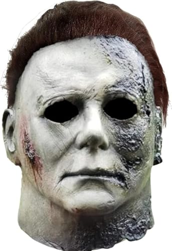 Halloween Maske, Horror Movie Killer Kostüm Replik für Erwachsene - Gruselige Gesichtsbedeckung für Cosplay, Spukhaus-Events & Halloween-Partys Halloween Maske, Horror Movie Killer Kostüm Replik für Erwachsene - Gruselige Gesichtsbedeckung für Cosplay, Spukhaus-Events & Halloween-Partys von Generisch