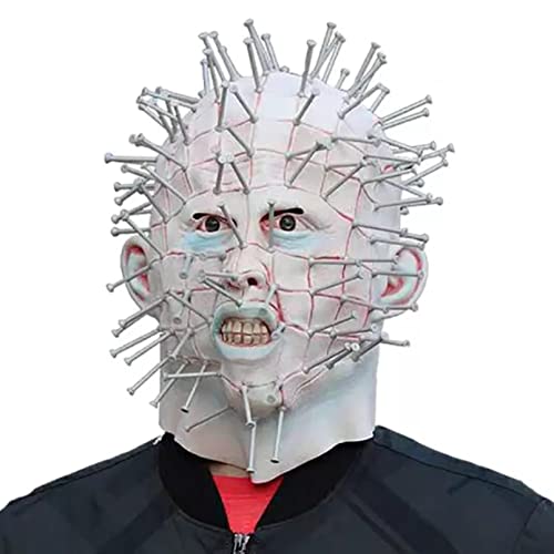 Halloween-Maske, Terror-Masken, Halloween, Cosplay, höllische Geisternägel, Erwachsene, Unisex, Party, Maskerade, Bühne, Rollenspiel-Zubehör Halloween-Maske, Terror-Masken, Halloween, Cosplay, höllische Geisternägel, Erwachsene, Unisex, Party, Maskerade, Bühne, Rollenspiel-Zubehör von Generisch
