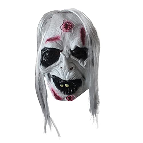 Halloween Masken Horror Gruselige Halloween Maske, Gruseliger Cosplay Halloween Dämon Karneval Fasching für Damen Herren (B) von Generisch