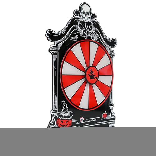 Halloween-Preisrad,Halloween-Spinnerrad - Brettspiel Fortune Wheel Partyspiel Spinner - Auffälliges, lustiges Gewinnspiel für Familienfeiern, Karneval von Generisch