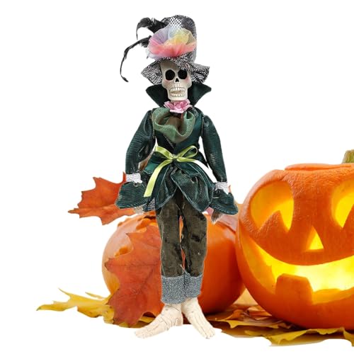 Halloween-Puppen, Horror-Skelett-Puppe, Halloween-Geisterfigur, Desktop-Dekoration, Haus, Studio, Heimschmuck für , Mädchen, Kinder, Erwachsene, Herbsternte Halloween-Puppen, Horror-Skelett-Puppe, Halloween-Geisterfigur, Desktop-Dekoration, Haus, Studio, Heimschmuck für , Mädchen, Kinder, Erwachsene, Herbsternte von Generisch