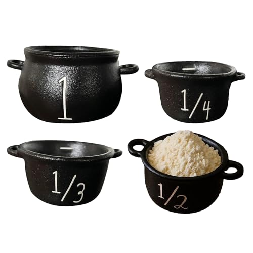 Halloween Schwarzer - Mystischer Küchen HexenIn Schwarz,Gothic Gruseldekoration Für Halloween, Fantasy Party Deko Bei Skelett Motto Feiern Und Kinder Verkleidungsspiel von Generisch