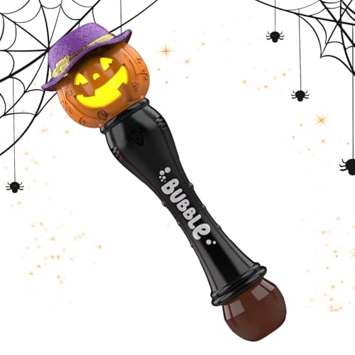 Halloween-Seifenblasenstab Für Kinder, Süße Kürbis-Seifenblasenmaschine Mit Musik Und Lichtern, Kinderspielzeug Zur Verbesserung Der Halloween-Party-Atmosphäre Halloween-Seifenblasenstab Für Kinder, Süße Kürbis-Seifenblasenmaschine Mit Musik Und Lichtern, Kinderspielzeug Zur Verbesserung Der Halloween-Party-Atmosphäre von Generisch