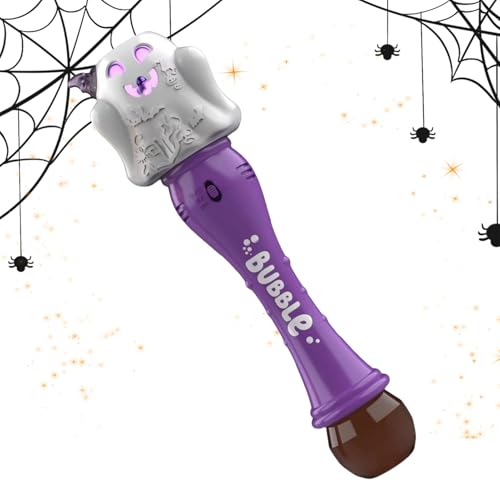 Halloween-Seifenblasenstab Für Kinder, Süße Kürbis-Seifenblasenmaschine Mit Musik Und Lichtern, Kinderspielzeug Zur Verbesserung Der Halloween-Party-Atmosphäre von Generisch