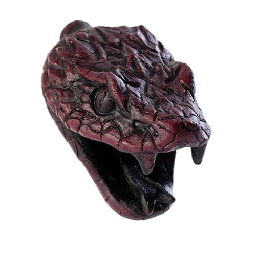Halloween Snake Prank Whistle, Spoof Resin Scary Sound Toy, 4.61x3.11x3.07 Inches Haunted House Escape Room Trick Props, Fun Halloween Decor for Indoor Outdoor Party Theme Event Games Use von Generisch