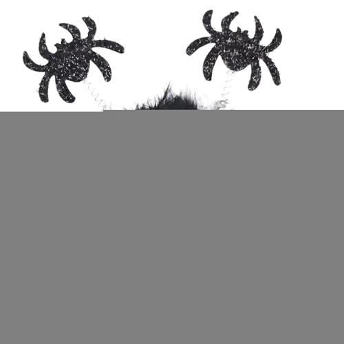 Halloween Spinnen Stirnband, Halloween-Kostümzubehör, Geisterkostüm Mädchen, elastisches Halloween-Stirnband, Halloween-Kostüm für Mädchen und Frauen von Generisch