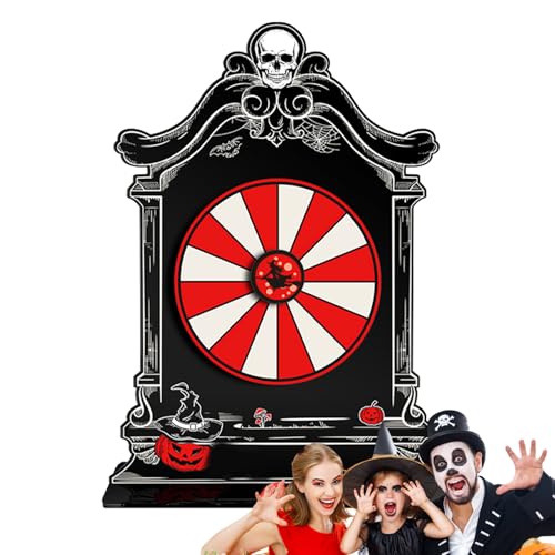Halloween Spinner Gewinnrad | Glücksrad Brettspiel | Interaktive Tischdekoration Für Familienfeste Klassenaktivitäten Karneval Events Und Feiertage von Generisch