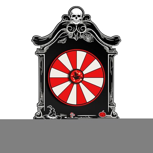 Halloween-Spinner-Preisrad, Preisrad Halloween | Brettspiel Fortune Wheel Partyspiel Spinner | Preis-Spinner-Spiel. Auffälliges Halloween-Spinner-Preisrad für Karneval und Halloween von Generisch