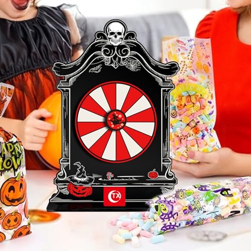 Halloween-Spinner-Preisrad-Spiel,Halloween-Preisrad,Party-Brettspiel, Tischzubehör, Spinner, Glücksrad - Halloween-Preisrad. Auffälliges Spinnerspiel für Familientreffen von Generisch