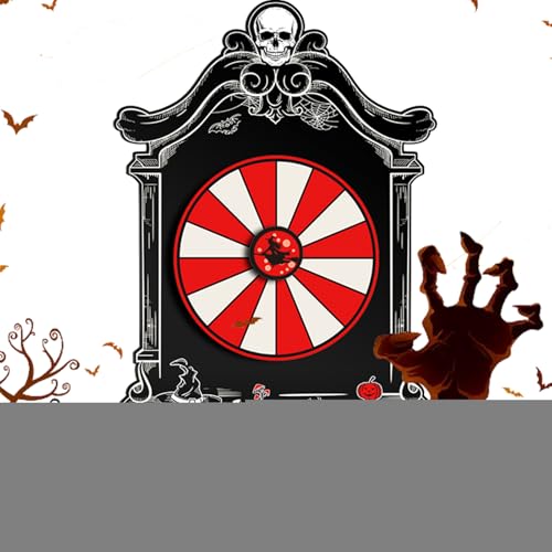 Halloween-Spinnerrad,Halloween-Spinner-Preisrad - Fortune Wheel Tabletop Supplies Spinner Wheel Brettspiel | Halloween-Preisrad. Auffälliges Spinnerspiel für Familientreffen von Generisch