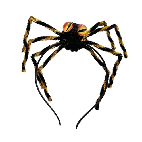 Halloween Stirnband Halloween Kostüm Stirnband Kopfschmuck Haarband Haarreifen Cosplay Kostüm Haarschmuck (Orange, One Size) von Generisch